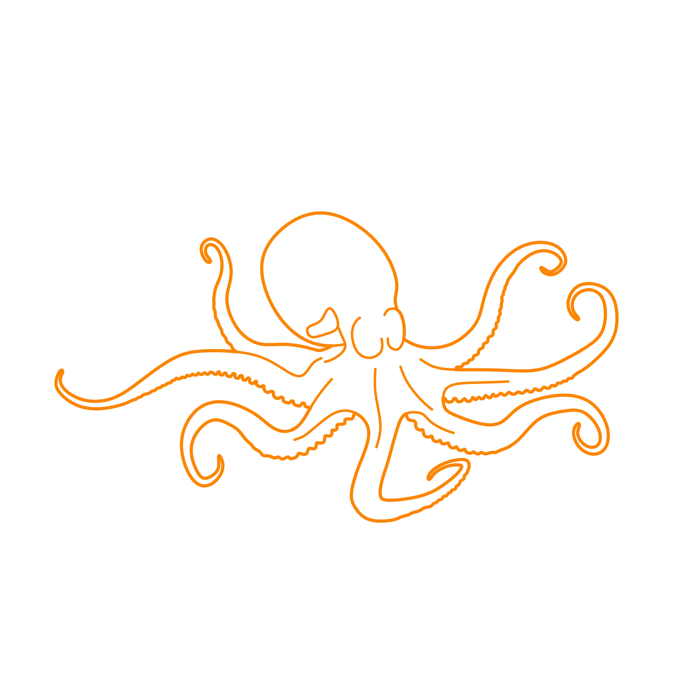 Animals Cephalopods Common Octopus Icon Svg Vector Free Vectors